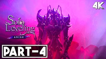 SOLO LEVELING: ARISE Gameplay Walkthrough Final Part 4 FULL GAME 4K 60FPS - No Commentary