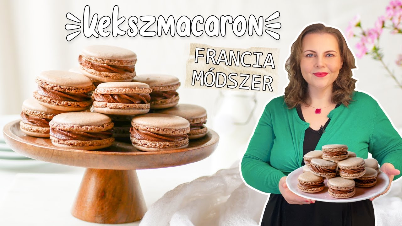 Kekszmacaron készítés, olcsó ✅ alapanyaggal, francia technikával