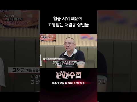 혐중 시위 때문에 고통받는 <strong>대림동</strong> 상인들 | PD수첩