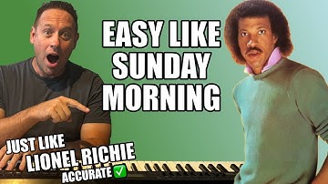 Learn To Play Piano | Easy Like Sunday Morning - Lionel Richie | Accurate Lesson | Easy Tutorial