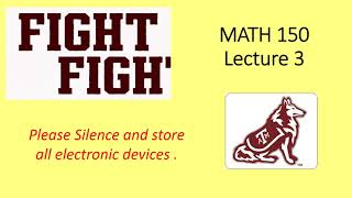 MATH 150 lecture 3 movie