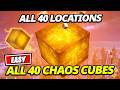 Find and Collect ALL 40 Chaos Cubes LOCATIONS - Fortnite