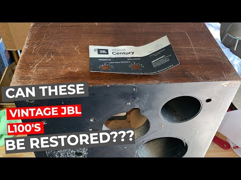 Vintage JBL L100 Restoration