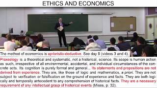 Day 43 (video 1) - Ethics and Economics