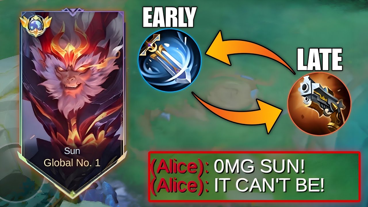 SUN BRUTAL DMG! NEW BROKEN FIRST ITEM FOR EARLY & LATE GAME DAMAGE HACK | MLBB