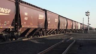 BNSF 4045 EBD empty grain train @ Ritzville, WA 6/14/2019