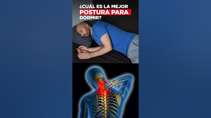 ¿Cuál es la mejor postura para dormir?