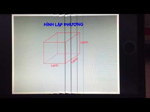Toán lớp 5 - Tuần 23: Thể tích hình hộp chữ nhật. Thể tích hình lập phương
