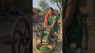 પાલક કાપવાનું આવું મશીન તમે ક્યારેય નહીં જોયું હોય! 😱 #shorts #jugad