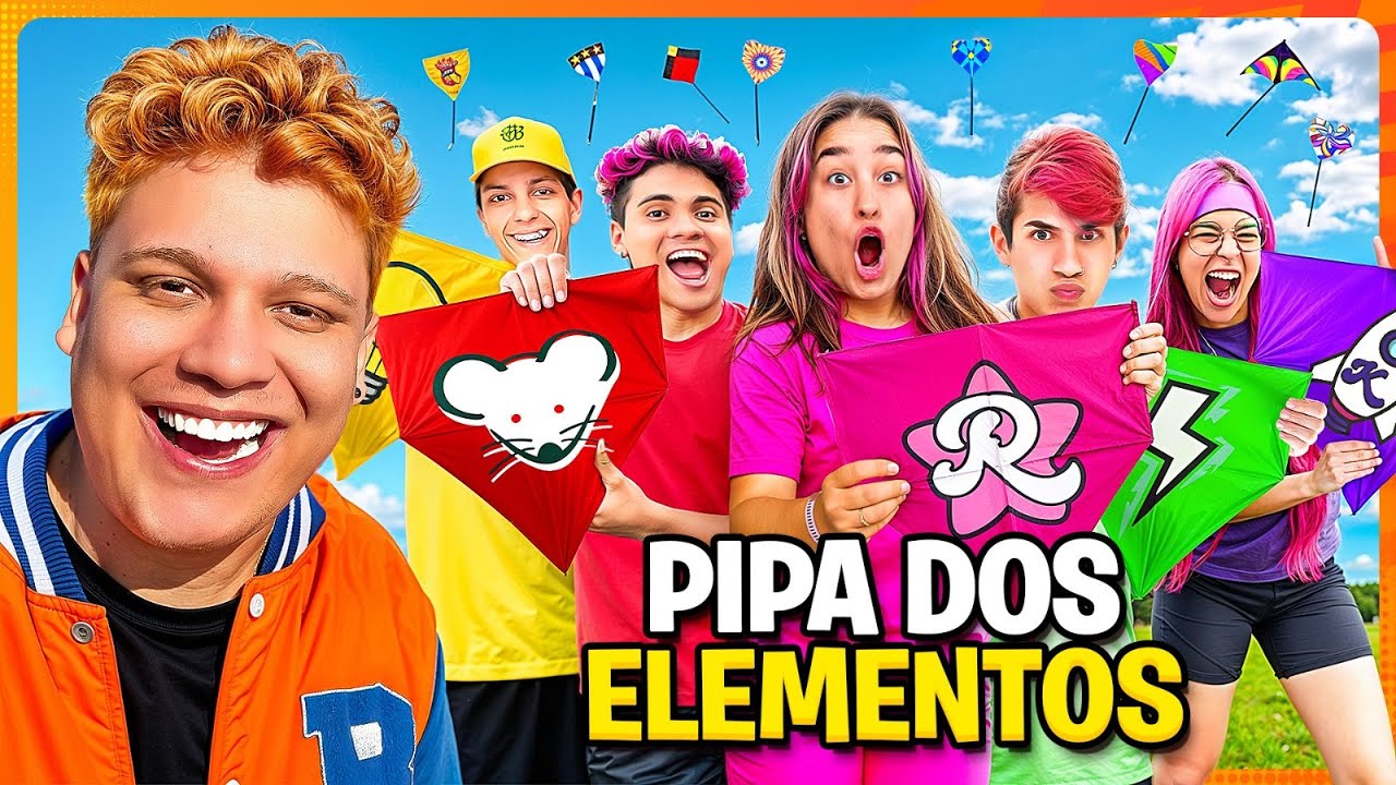 TESTEI AS PIPAS DOS ELEMENTOS DOS ROSA! *Emily Vick, Leozin, Void, Katlen, Robson