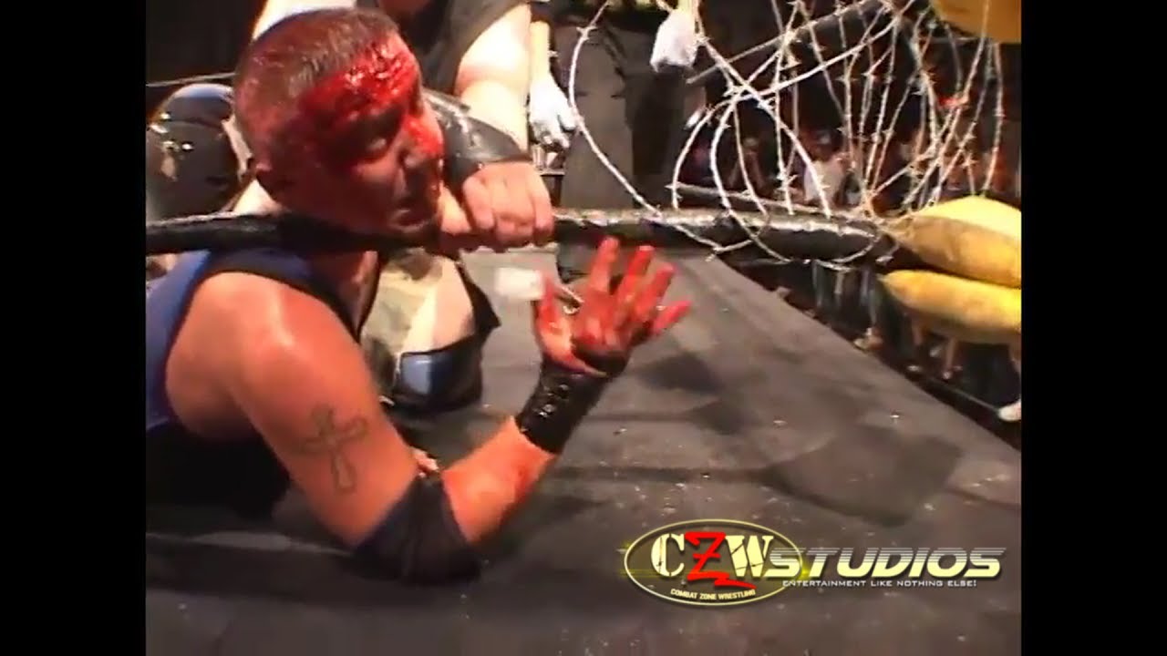 CZW Barbed Wire Tables & Corners Match YouTube