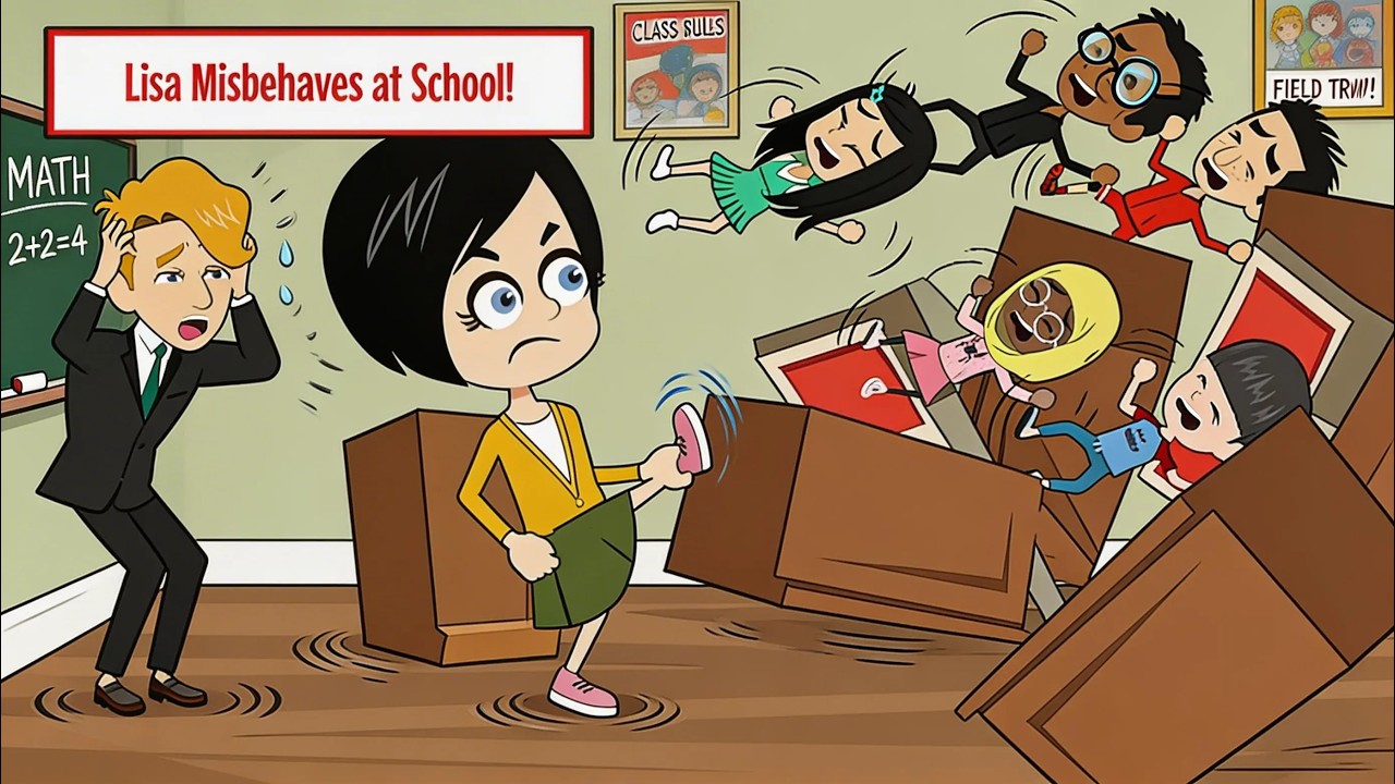 Lisa Misbehaves at School