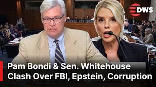 Explosive Senate Hearing | Sen. Whitehouse BLASTS AG Pam Bondi Over FBI, Corruption & Epstein | AC1E