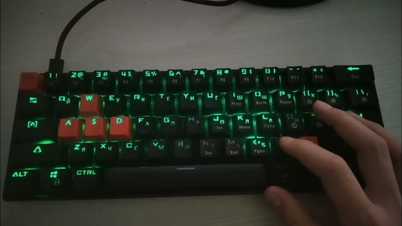 подсветка на клаву dexp tanto rgb - YouTube