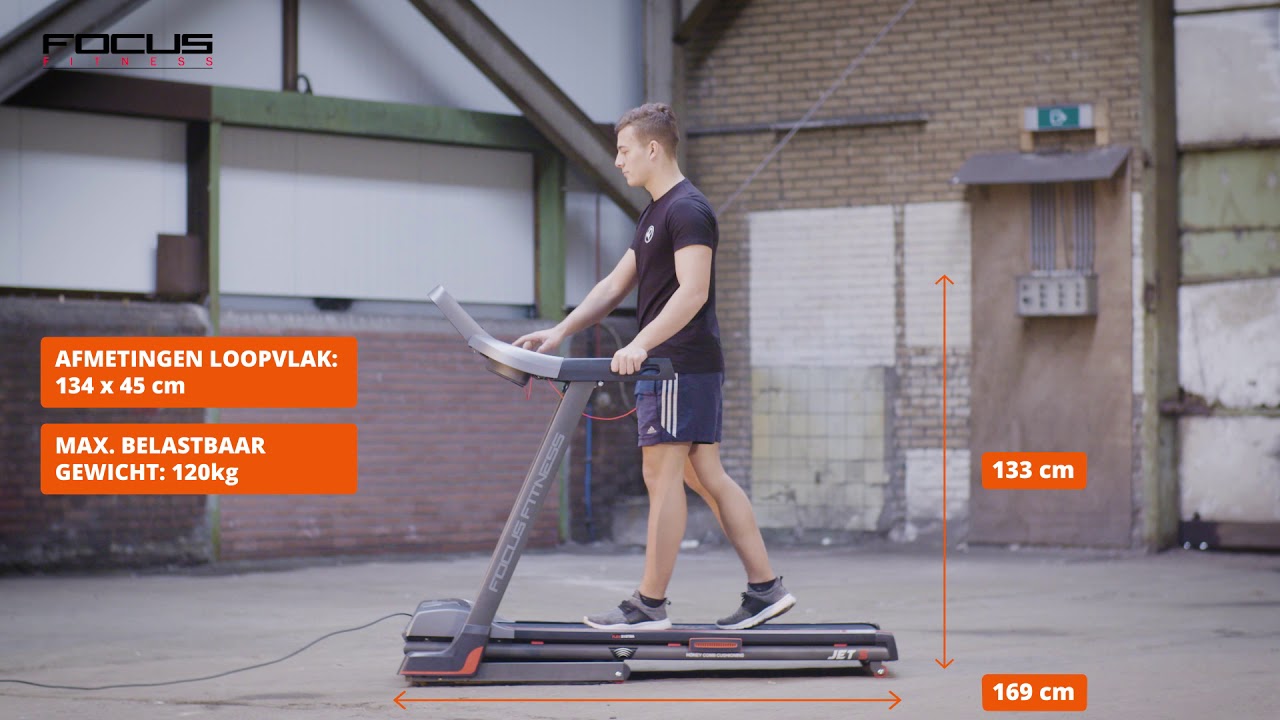 Oh jee Realistisch Portiek Loopband - Focus Fitness Jet 5 - Productinformatie - Betersport - YouTube