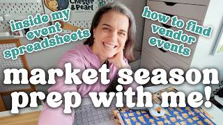 MARKET SEASON RESET! 🐈‍⬛ 🐈 How to find craft fairs, my market data spreadsheets, \u0026 prep for events