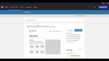 Gesso Theme, Missing Menus, & Styles Library Plugin Walkthrough