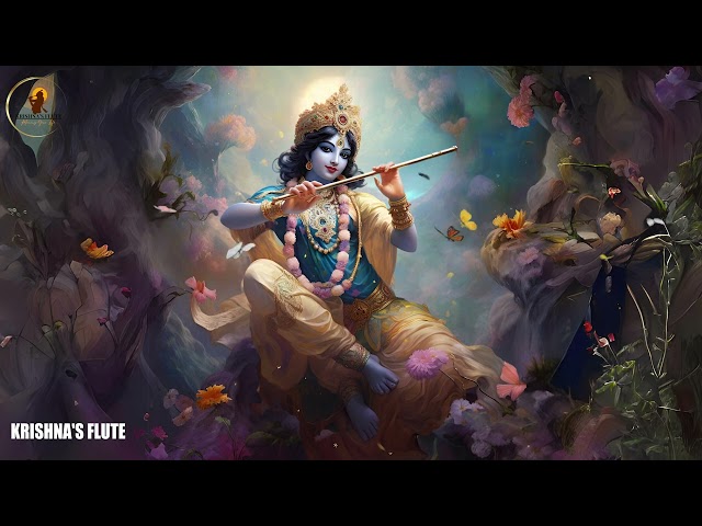 VRINDAVAN: Krishna Flute || Calm Morning Meditation Music , Positive Feelings -  For Waking Up class=