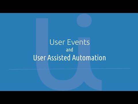 User Events and Agent-Assisted Automation in UiPath