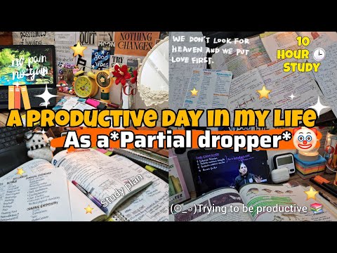NEET 2027: 10 HOUR STUDY VLOG as a dropper 🫧 📚 productive study💀, cramming 🤡 #study #vlog