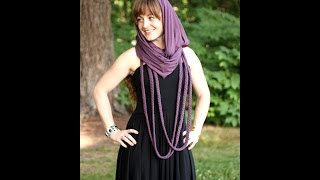 Ways to Wear the Delphinia Scarf