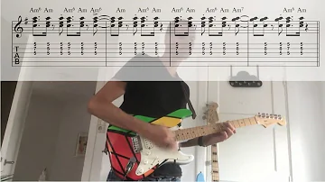 The Commodores - Brick House - [TABS in video guitar cover]