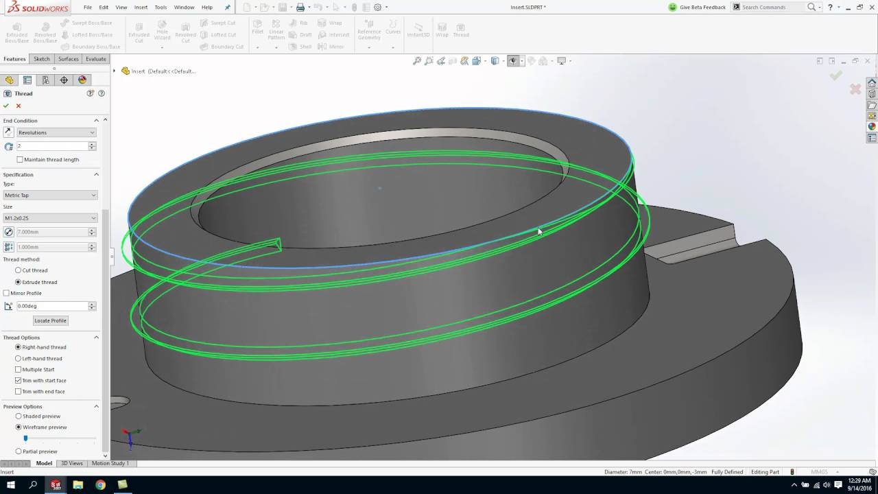 thread profiles solidworks 2017 download