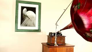Two Step, "Teddy Bear's Picnic", Edison Symphony Orchestra on Gold Moulded Black Wax Cylinder #9777
