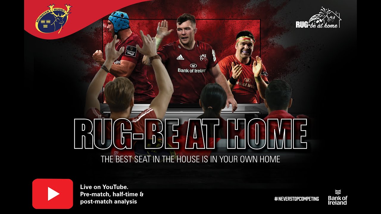 Munster Rugby Rug-Be At Home and Match Programme Munster v Toulouse