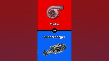 Turbo vs Supercharger #turbo #supercharged #supercharger #car #engine #shorts #v6 #v8
