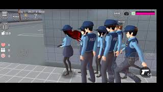 polisi vs yakuza (sakura school simulator)