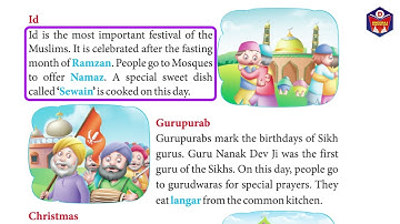 Dheeraj Publication EVS Class 2 - Chapter 10 Festivals we Celebrate