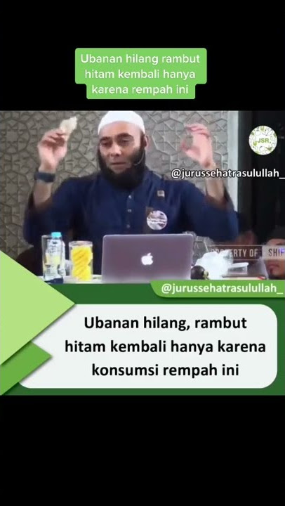 konsumsi ini Ubanan hilang rambut hitam kembali Dr Zaidul Akbar
