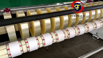 BPA-16 fully automatic bopp tape slitting machine 1000m slitting