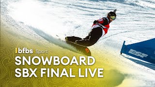 Snowboard SBX Final | Inter Services Snow Sports from Meribel LIVE