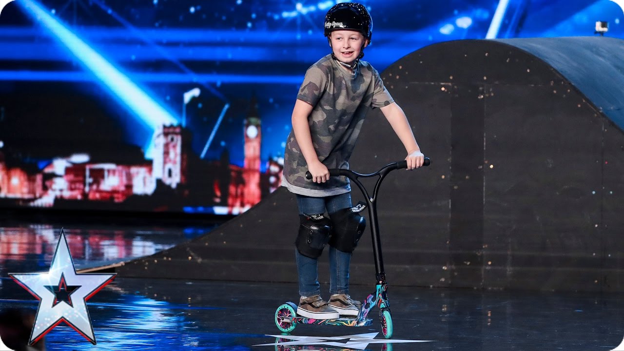 Charley Dyson scoots through to the next round  Auditions Week 2  Britains Got Talent 2017