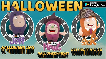 ODDBODS TURBO RUN | UNLOCK HELLOWEEN | HELLOWEEN JEFF 🎃 VS 🎃 HELLOWEEN NEWT 🎃 VS 🎃 HELLOWEEN SLICK 🎃