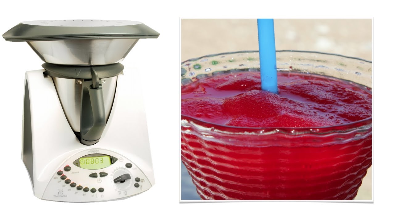 Granita Di Fragole Con Bimby Youtube