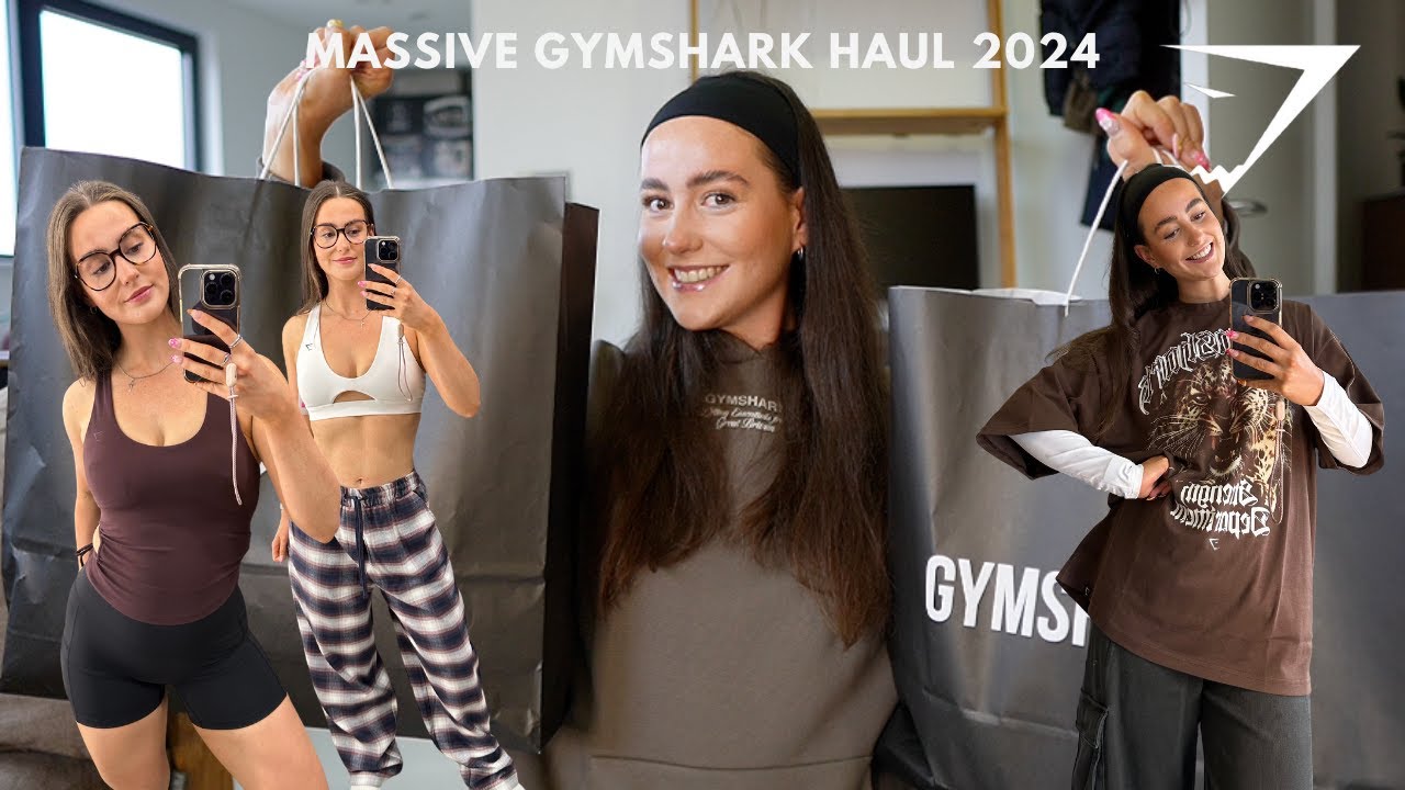 MASSIVE GYMSHARK haul December 2024🦈 try on haul size medium! - YouTube