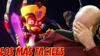 Los Jefes más FÁCILES de la saga Crash Bandicoot SEGÚN MI OPINIÓN