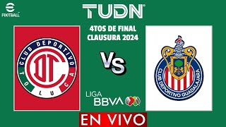 Toluca vs Chivas EN VIVO | Cuartos de Final Liga MX Clausura 2024 | PES MASTER FOOTBALL
