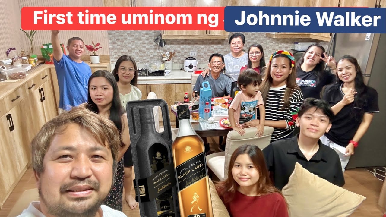 First time uminom ng Johnnie Walker | Matapang pala | Salamat po Sir Mar & Maam Joy | Thank you Lord