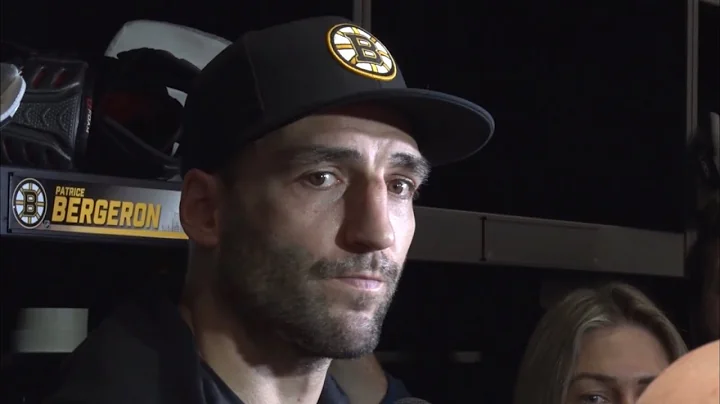 Patrice Bergeron says the Bruins were distracted w...