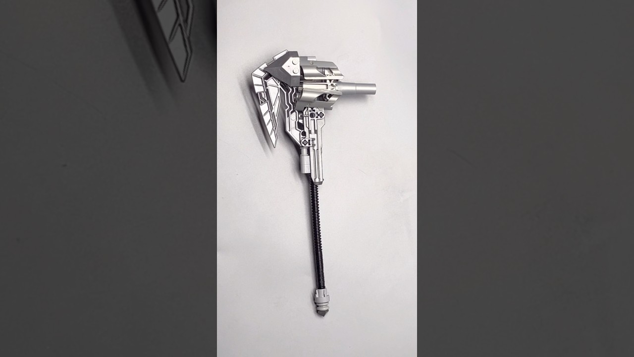LEGO weapon silver axe 