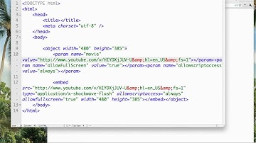 BYUH IT 240 Embed Video HTML 4