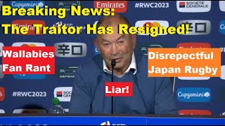 Rant: Eddie Jones Quits Wallabies Disrespectful Japan Rugby President Masato Tsuchida Rant
