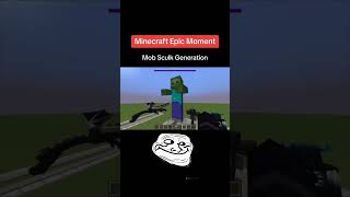 Minecraft mob sculk generation #minecraft #chill #memes
