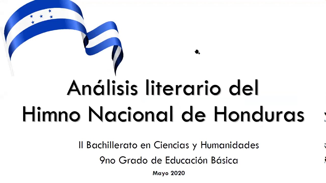 La Tercera Explicacion Del Himno Nacional De Honduras - vrogue.co