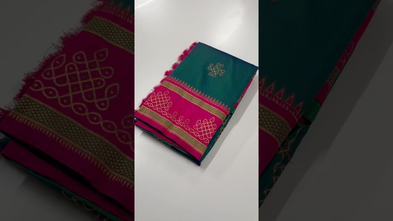 Soft Silk Rangoli Zari Saree – Traditional Edition
