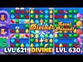 DIVINE COMBOS CANDY CRUSH SODA SAGA LEVELS 621 630